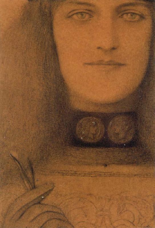 Fernand Khnopff Necklace With Medallions china oil painting image
